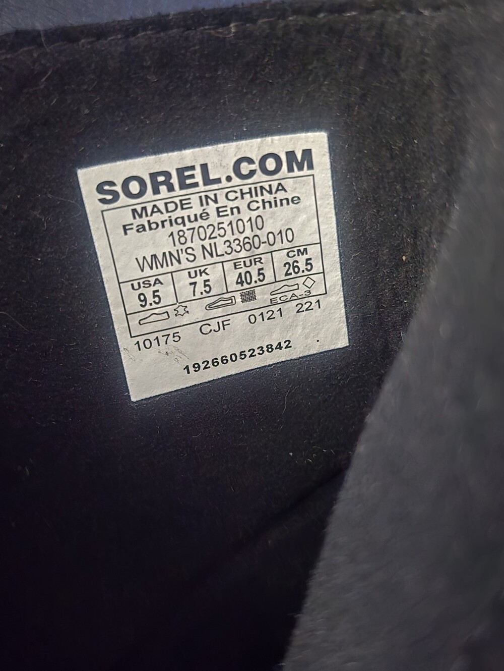 Sorel Women's Black Winter Boots